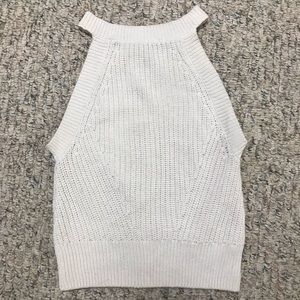 Knitted crop top